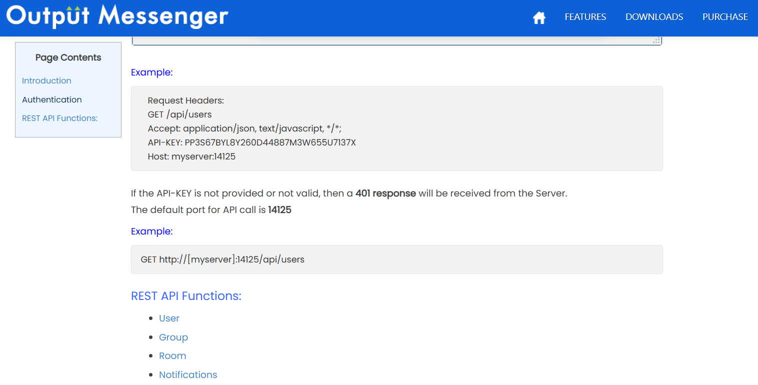 Chatroom Logs API
